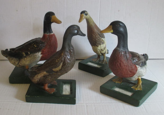 antique didactic school model ducks