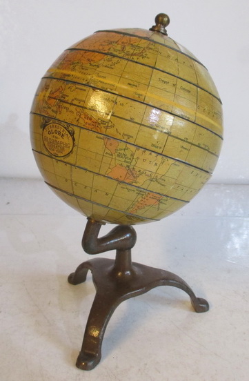 antique puzzle globe geographic educator Cie