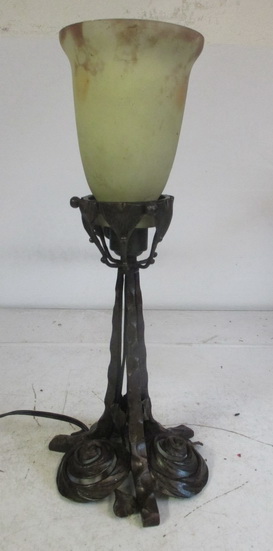 wrought iron table lamp Paul Kiss